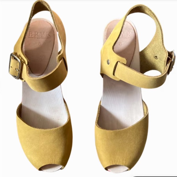 Bryr Emma Peep Toe in fennel - Picture 2 of 4